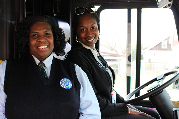 MCTS Drivers Jeannie Mitchell and Precious Bolden