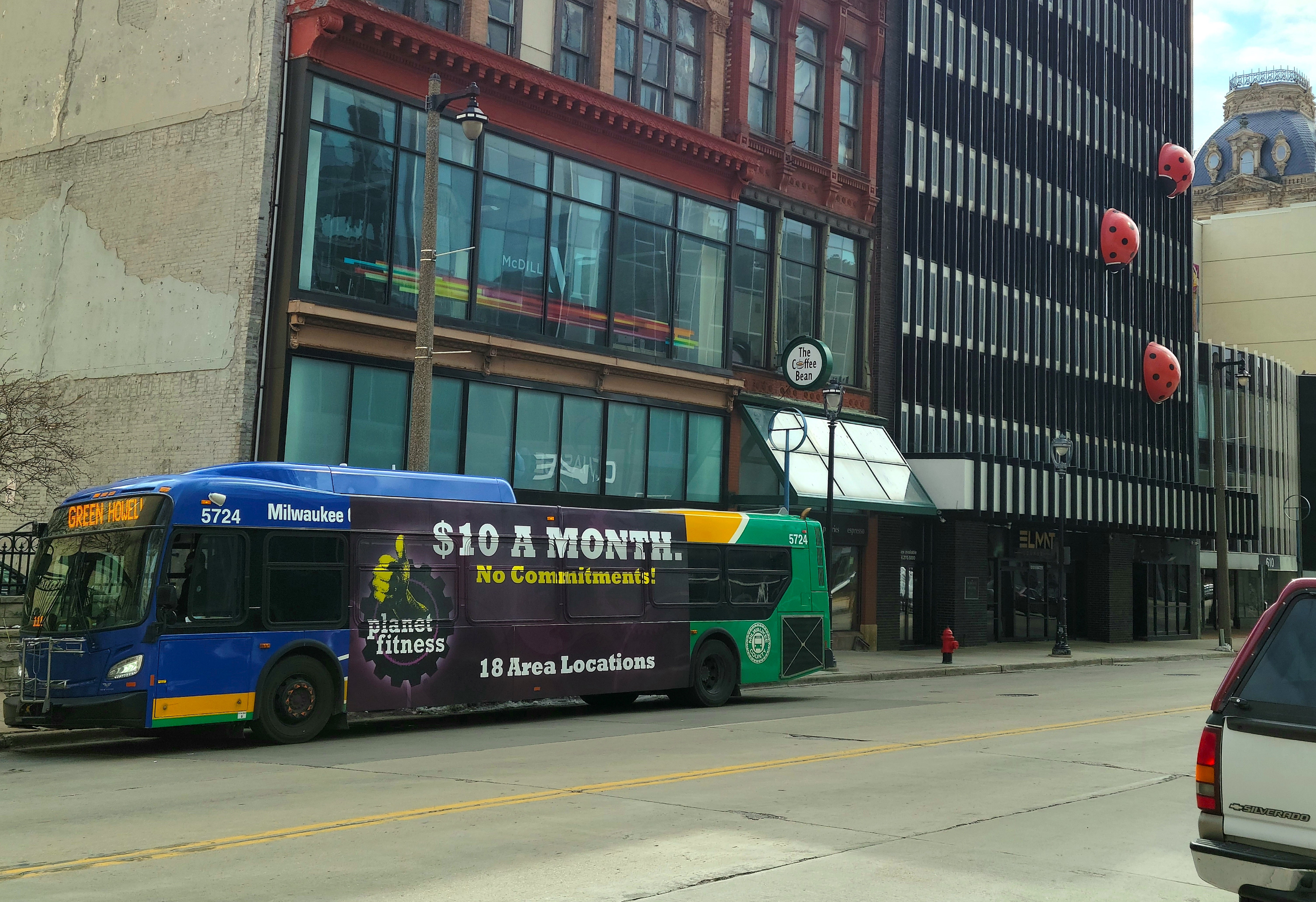 Planet Fitness Bus Wrap