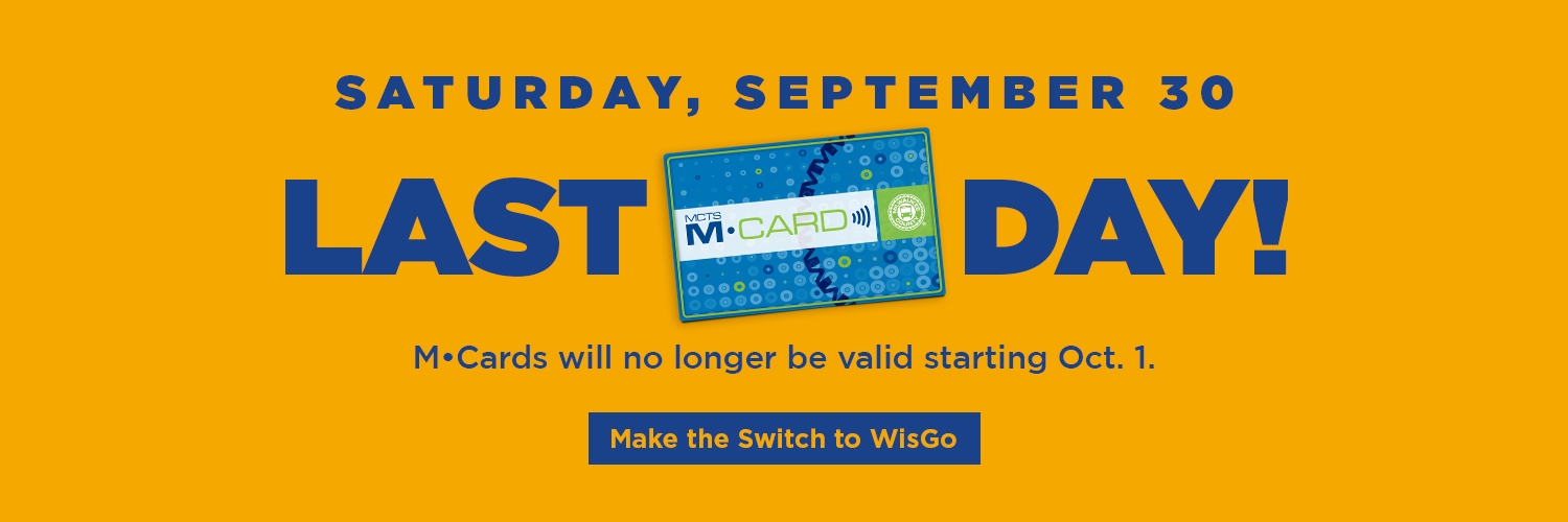 M•Cards will no longer be valid starting Oct. 1
