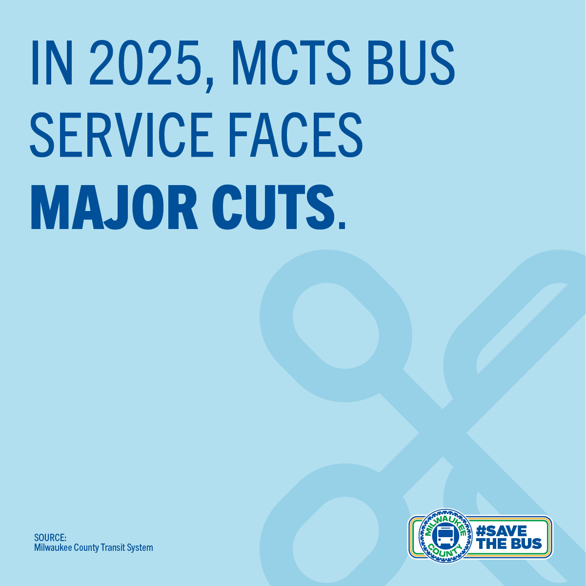 In 2025, MCTS bus service faces major cuts.